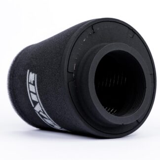 <p><strong>This filter is designed to be fitted to the outside of a rigid pipe such as a MAF sensor housing.</strong></p> <p>These filters have an rubber polymer neck and a cone shaped filter element. This enables easy fitting to space-restricted engine compartments