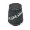 whilst providing a large surface to maximise potential air flow. The filters are constructed using stainless steel cage internal and our famous 15mm thick twin layer foam.&nbsp; Ramair universal filters are designed and manufactured for a very diverse range of applications and are made here in the UK. They are available in many different sizes and styles available.&nbsp; Clean using our filter maintenance kit - CK-003 This product has the following dimensions: Filter Internal Neck Diameter: 60mm Filter Neck Length: 20mm Filter Overall Height: 160mm Filter Base Width: 130mm Filter Top Width: 102mm Filter Material: 15mm Dual Layer Foam