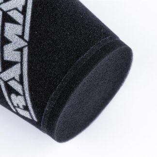 <p><strong>This filter is designed to be fitted to the outside of a rigid pipe such as a MAF sensor housing.</strong></p> <p>These filters have an rubber polymer neck and a cone shaped filter element. This enables easy fitting to space-restricted engine compartments