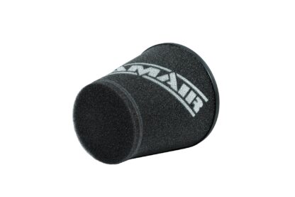 This filter is designed to be fitted to the outside of a rigid pipe such as a MAF sensor housing. These filters have an rubber polymer neck and a cone shaped filter element. This enables easy fitting to space-restricted engine compartments