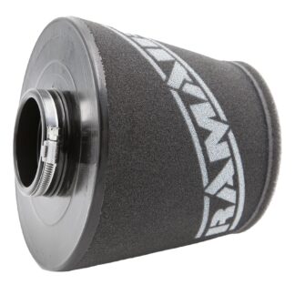 <p><strong>This filter is designed to be fitted to the outside of a rigid pipe such as a MAF sensor housing.</strong></p> <p>These filters have an rubber polymer neck and a cone shaped filter element. This enables easy fitting to space-restricted engine compartments