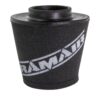 This filter is designed to be fitted to the outside of a rigid pipe such as a MAF sensor housing. These filters have an rubber polymer neck and a cone shaped filter element. This enables easy fitting to space-restricted engine compartments