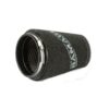 This filter is designed to be fitted to the outside of a rigid pipe such as a MAF sensor housing. These filters have an rubber polymer neck and a cone shaped filter element. This enables easy fitting to space-restricted engine compartments