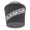 This filter is designed to be fitted to the outside of a rigid pipe such as a MAF sensor housing. These filters have an rubber polymer neck and a cone shaped filter element. This enables easy fitting to space-restricted engine compartments