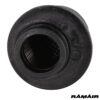 This filter is designed to be fitted to the outside of a rigid pipe such as a MAF sensor housing. These filters have an rubber polymer neck and a cone shaped filter element. This enables easy fitting to space-restricted engine compartments