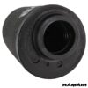 This filter is designed to be fitted to the outside of a rigid pipe such as a MAF sensor housing. These filters have an rubber polymer neck and a cone shaped filter element. This enables easy fitting to space-restricted engine compartments