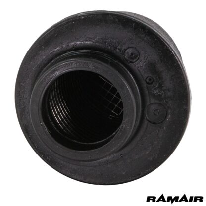 This filter is designed to be fitted to the outside of a rigid pipe such as a MAF sensor housing. These filters have an rubber polymer neck and a cone shaped filter element. This enables easy fitting to space-restricted engine compartments