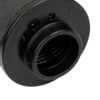 This filter is designed to be fitted to the outside of a rigid pipe such as a MAF sensor housing. These filters have an rubber polymer neck and a cone shaped filter element. This enables easy fitting to space-restricted engine compartments