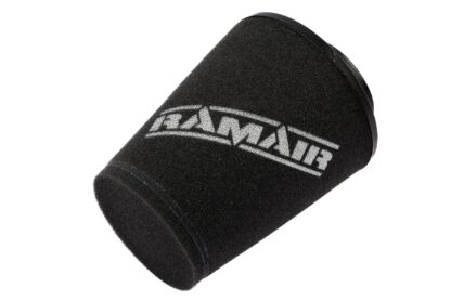 This filter is designed to be fitted to the outside of a rigid pipe such as a MAF sensor housing. These filters have an rubber polymer neck and a cone shaped filter element. This enables easy fitting to space-restricted engine compartments
