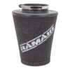 This filter is designed to be fitted to the outside of a rigid pipe such as a MAF sensor housing. These filters have an rubber polymer neck and a cone shaped filter element. This enables easy fitting to space-restricted engine compartments