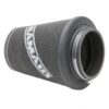 whilst providing a large surface to maximise potential air flow. The filters are constructed using stainless steel cage internal and our famous 15mm thick twin layer foam.  Ramair universal filters are designed and manufactured for a very diverse range of applications and are made here in the UK. They are available in many different sizes and styles available.  This filter comes with 4 reducing rings. These take the inlet from 90mm to 85mm