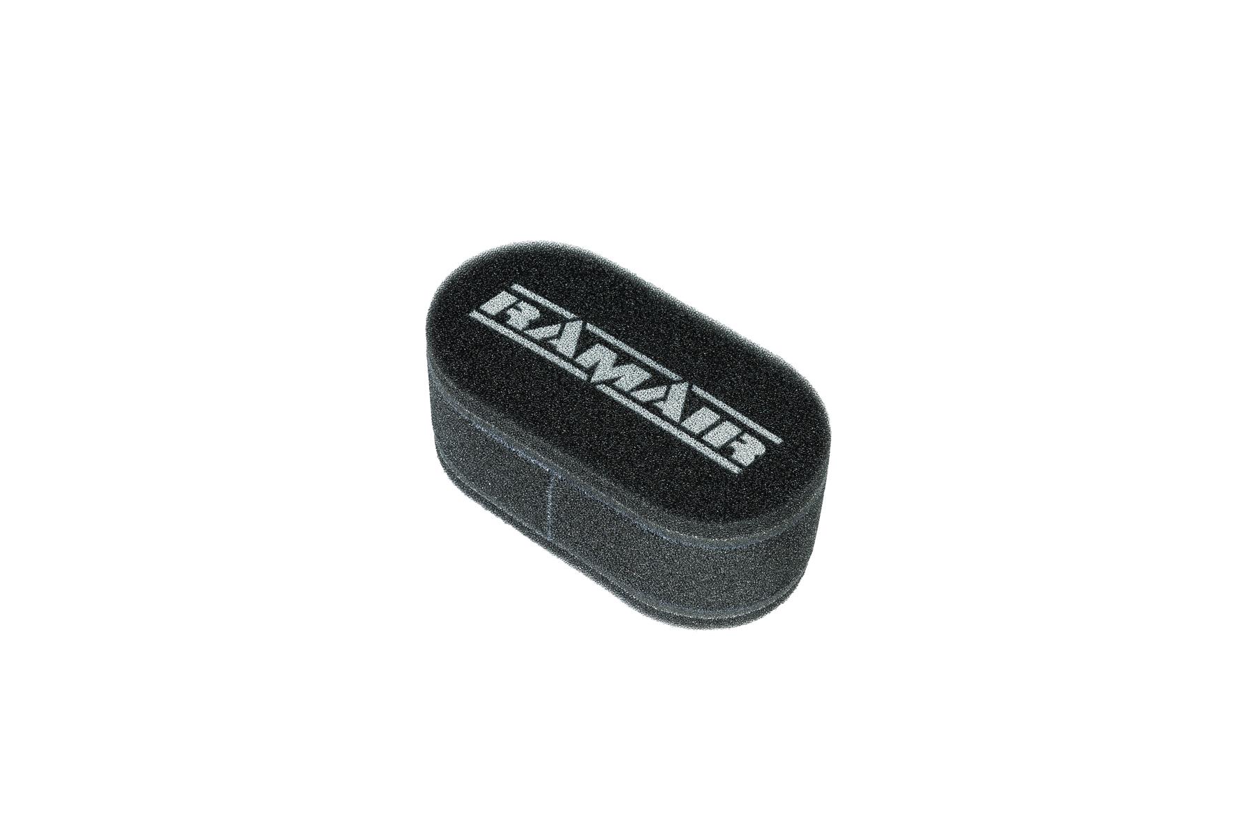 so that you can pull the air filter over the top of the trumpets of the carb or the engine&rsquo;s two air intakes Features  High performance twin layer foam Easy to clean using our filter maintance kit - CK-003 100% hand made in the UK - guaranteed against manufacturing defects for life (single user