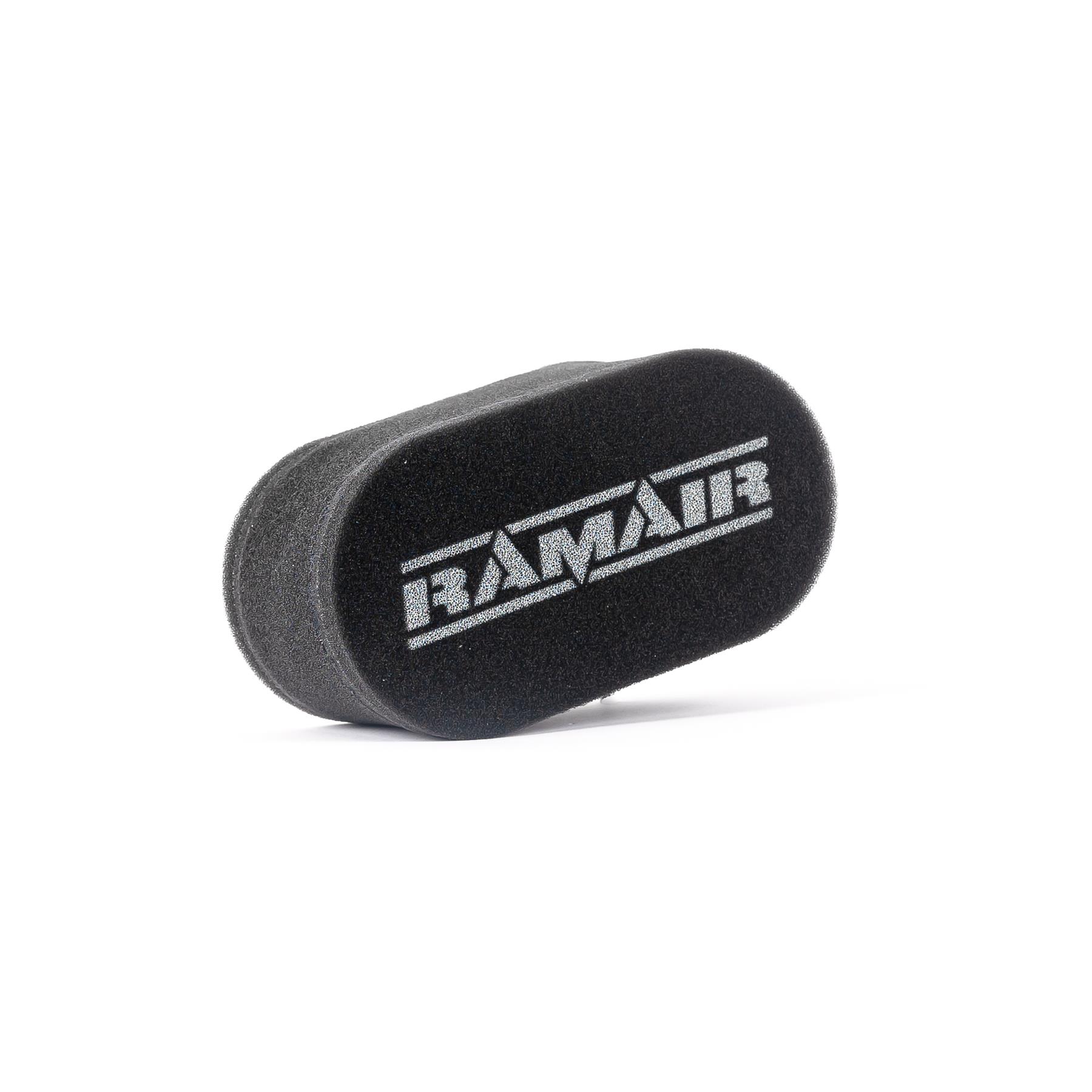 which feature two holes cut out of the foam on the underside of the air filter. The two holes are designed