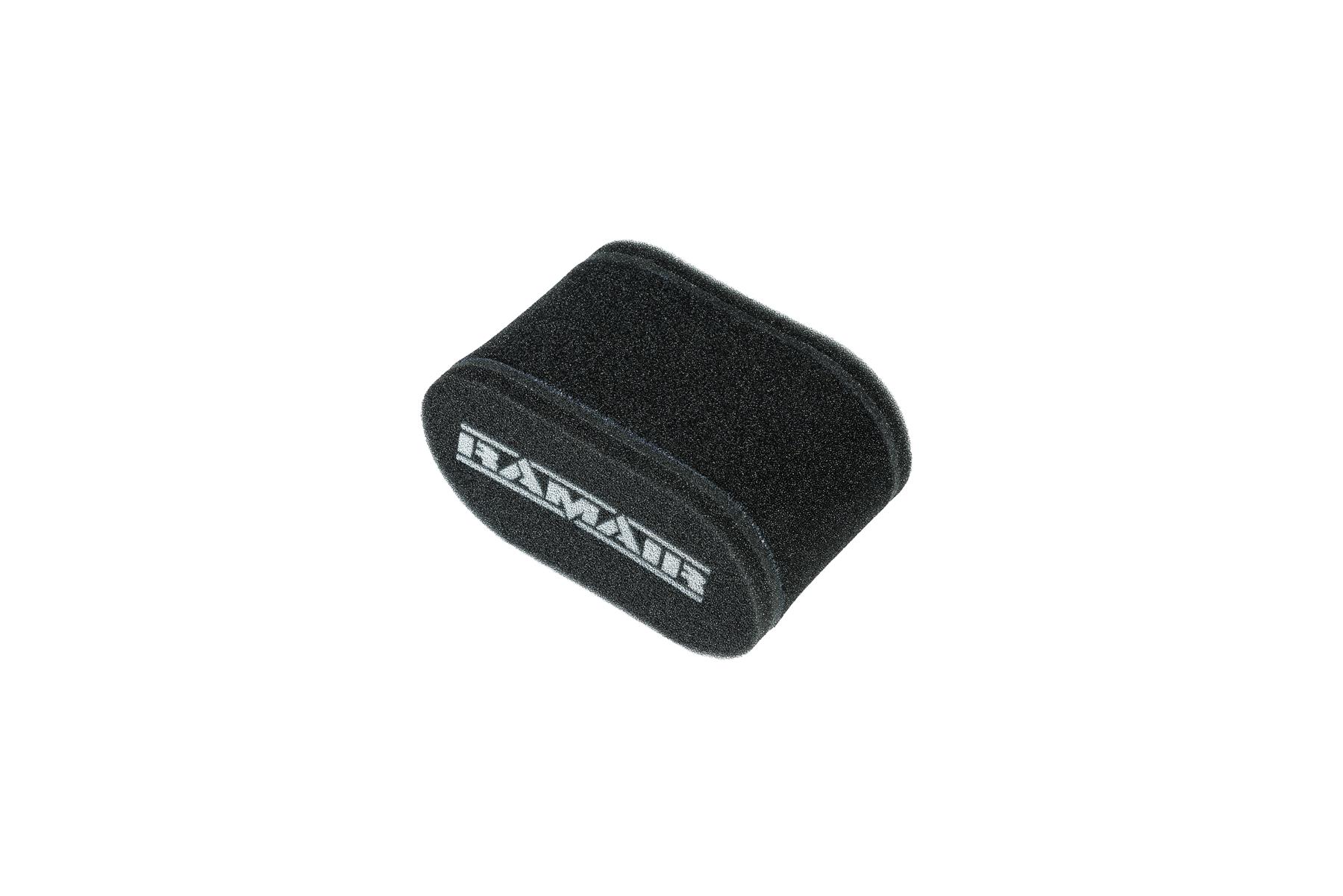 which feature two holes cut out of the foam on the underside of the air filter. The two holes are designed