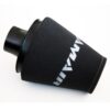This filter has a rubber polymer base and a cone shaped filter element