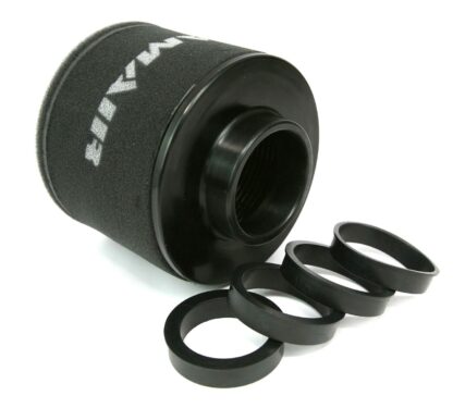 This filter has a rubber polymer base and a cone shaped filter element