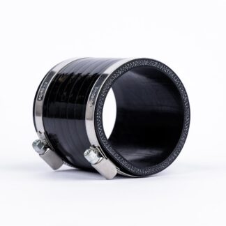 <p><strong>This filter is designed to be inserted into a flexible hose such as a rubber or silicone intake pipe.</strong></p> <p>These filters have an aluminium ram-pipe neck and a cone shaped filter element. This integral cone channels all the incoming air