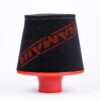 reduces unnecessary turbulence. These filters are also cone shaped because it enables easy fitting to space restricted engine compartments and with the extremely large amount of foam surface area an added boost of power to your engine too! The filter is specially strengthened using a stainless steel internal mesh
