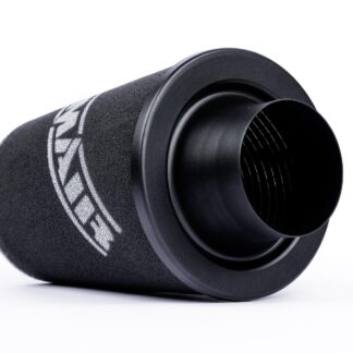 <p><strong>This filter is designed to be inserted into a flexible hose such as a rubber or silicone intake pipe.</strong></p> <p>These filters have an aluminium ram-pipe neck and a cone shaped filter element. This integral cone channels all the incoming air