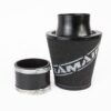 reduces unnecessary turbulence. These filters are also cone shaped because it enables easy fitting to space restricted engine compartments and with the extremely large amount of foam surface area an added boost of power to your engine too! The filter is specially strengthened using a stainless steel internal mesh