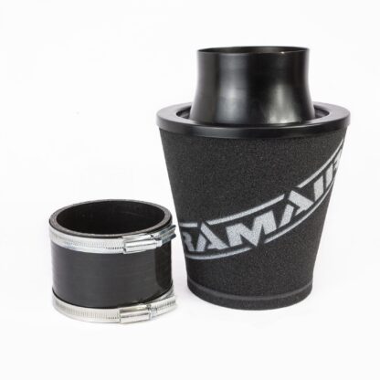 reduces unnecessary turbulence. These filters are also cone shaped because it enables easy fitting to space restricted engine compartments and with the extremely large amount of foam surface area an added boost of power to your engine too! The filter is specially strengthened using a stainless steel internal mesh