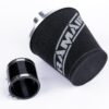 technologically advanced filter and bell mouth alloy spun base this filter kit is capable of handling extremely large power & flow rates. Clean using our filter maintenance kit - CK-003 Filter Outer Neck Diameter: 70mm (2.8inch) Filter Neck Length: 55mm (2.2inch) Filter Overall Length: 225mm (8.8inch) Filter Base Width: 175mm (6.9inch) Filter Top Width: 120mm (4.7inch) Filter Material: Dual Layer Foam Filter Base Material:  Filter Base Finish: Brushed Aluminium