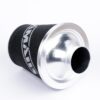 reduces unnecessary turbulence. These filters are also cone shaped because it enables easy fitting to space restricted engine compartments and with the extremely large amount of foam surface area an added boost of power to your engine too! The filter is specially strengthened using a stainless steel internal mesh