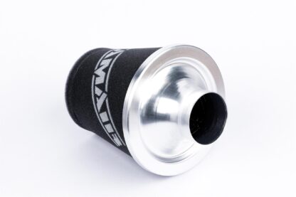 reduces unnecessary turbulence. These filters are also cone shaped because it enables easy fitting to space restricted engine compartments and with the extremely large amount of foam surface area an added boost of power to your engine too! The filter is specially strengthened using a stainless steel internal mesh
