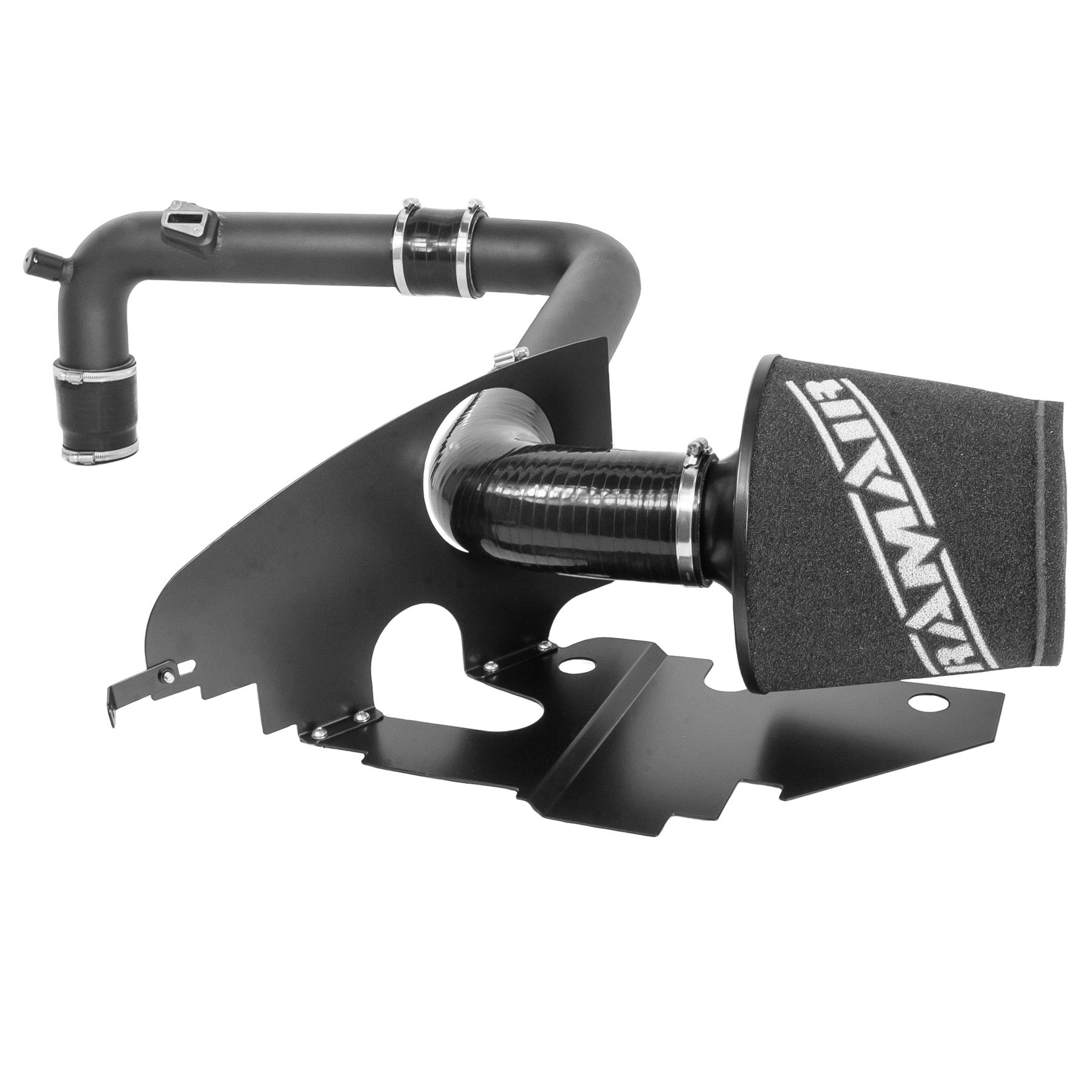 Skoda & VW with the 2.0 TFSI AXX BPY BWA EA113 engines. Features  70mm Intake Diameter Improves performance and throttle response Enhanced induction and turbo sound Full fitting kit and instructions Easy to clean using our filter maintance kit - CK-003  What Does It Do? This performance intake kit allows improved air flow and sound over the standard restrictive factory equipment. What Will I Get? Ramair Filters utilise the top-quality components in all their kits see below for what this kit will include:  Black powder coated heat shield Ramair foam filter Black silicone and aluminium inlet pipe Full fitting kit with easy step by step instructions  If you have any queries on product fitment then please contact us via 01793 296 344 or on our live chat and one of our brand associates will be more than happy to assist.
