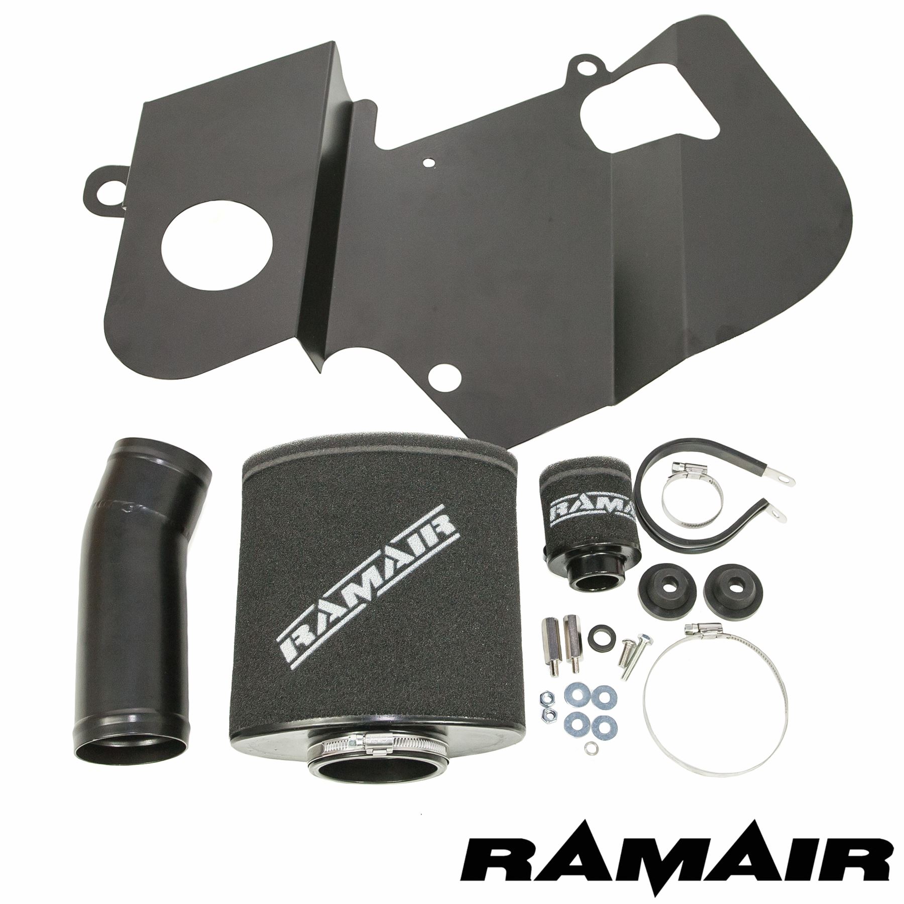 This Performance intake kit is designed for the 2008 – 2019 Fiat 500/595/695 Abarth 1.4T (IHI Turbo) T-Jet Engine. Features  Improves performance and throttle response Enhanced induction and turbo sound Full fitting kit and instructions Easy to clean using our filter maintance kit - CK-003  What Does It Do? This performance intake kit allows improved air flow and sound over the standard restrictive factory equipment. What Will I Get? Ramair Filters utilise the top-quality components in all their kits see below for what this kit will include:  Black powder coated heatshield Ramair foam filter Black powder coated intake pipe Full fitting kit with easy step by step instructions  If you have any queries on this product fitment then please contact us via 01793 296 344 or on our live chat and one of our brand associates will be more than happy to assist.