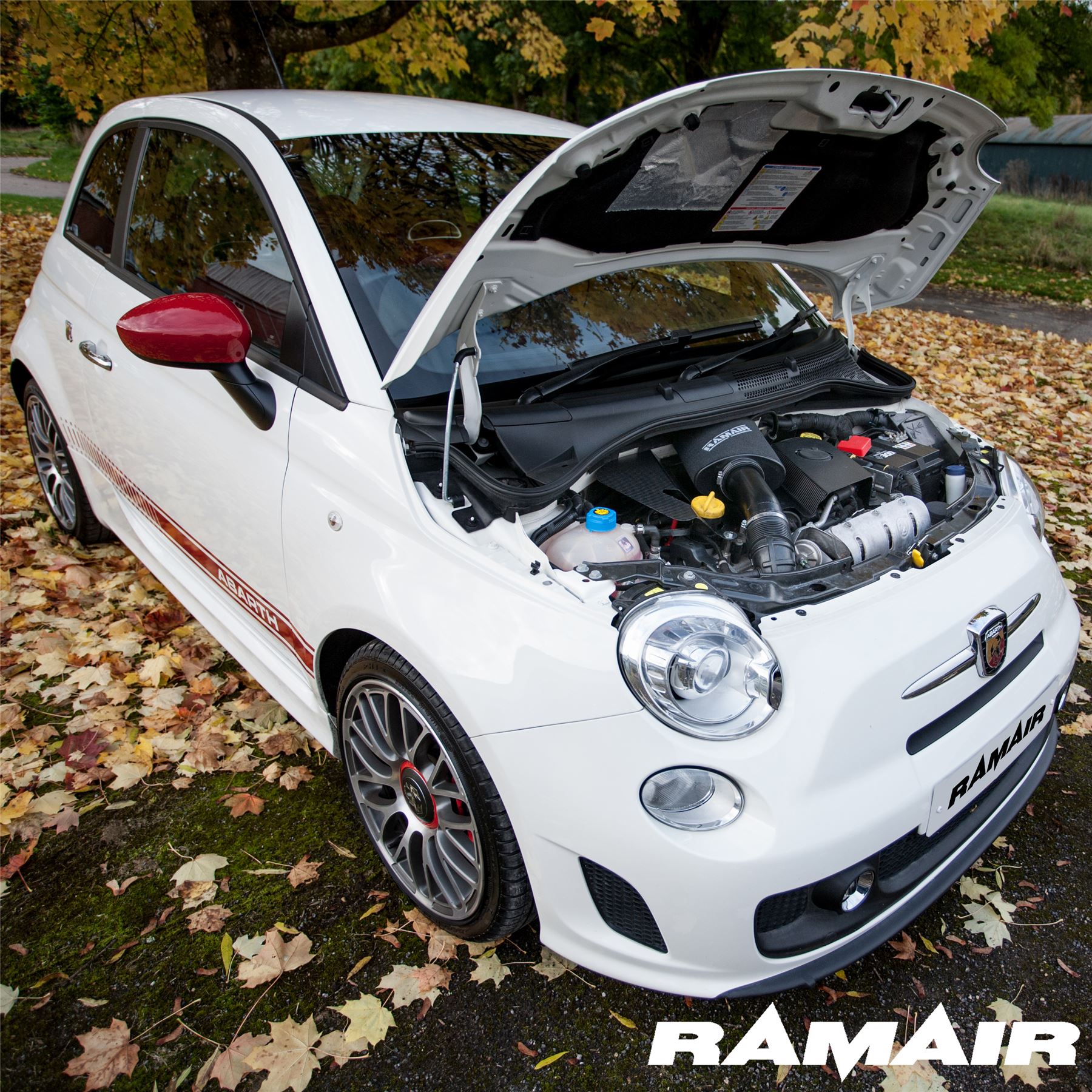 This Performance intake kit is designed for the 2008 – 2019 Fiat 500/595/695 Abarth 1.4T (IHI Turbo) T-Jet Engine. Features  Improves performance and throttle response Enhanced induction and turbo sound Full fitting kit and instructions Easy to clean using our filter maintance kit - CK-003  What Does It Do? This performance intake kit allows improved air flow and sound over the standard restrictive factory equipment. What Will I Get? Ramair Filters utilise the top-quality components in all their kits see below for what this kit will include:  Black powder coated heatshield Ramair foam filter Black powder coated intake pipe Full fitting kit with easy step by step instructions  If you have any queries on this product fitment then please contact us via 01793 296 344 or on our live chat and one of our brand associates will be more than happy to assist.