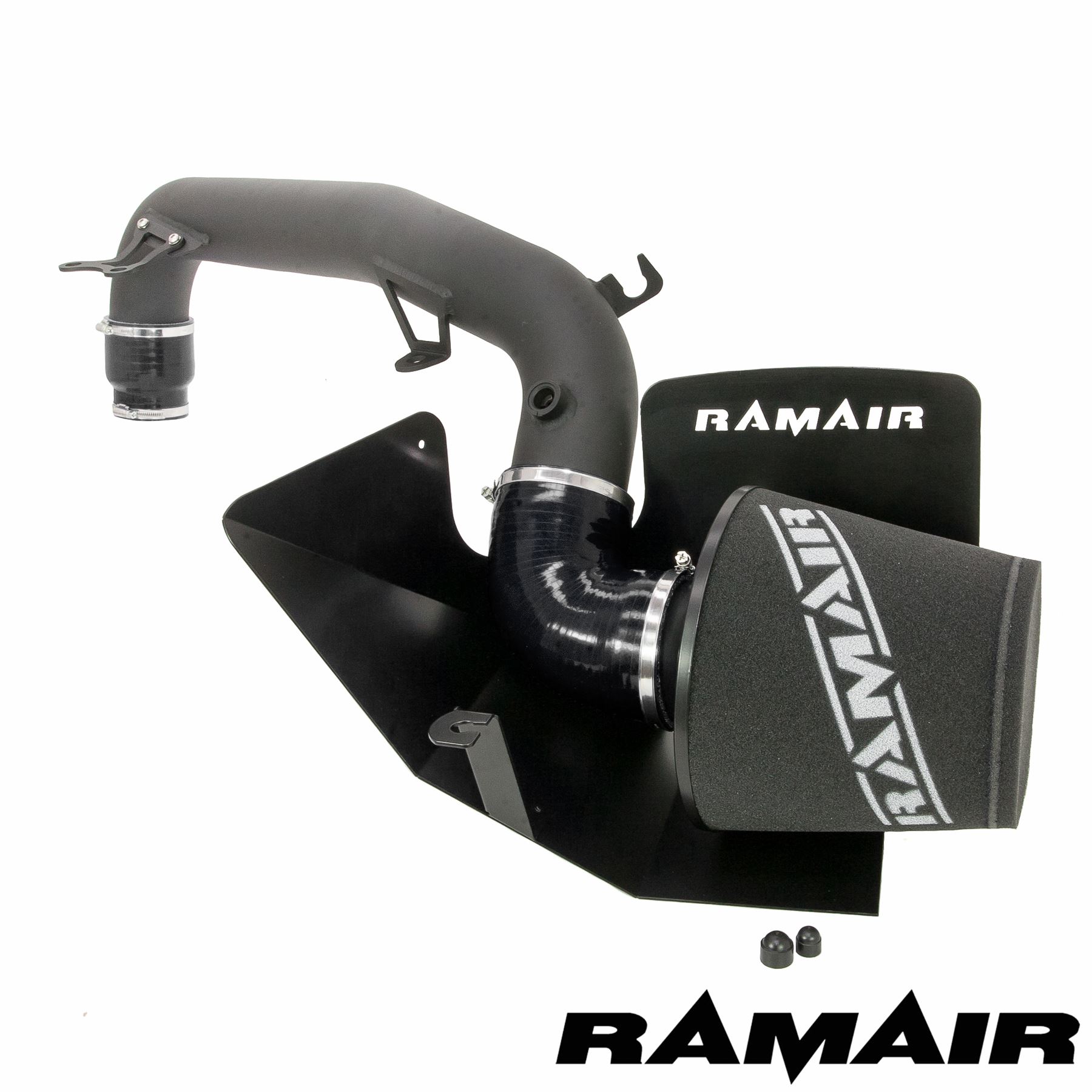 This Performance intake kit is designed to fit the 2015 – 2019 Ford Focus MK3 2.3T Ecoboost RS. Please note alternative silicone colours of red and blue are available.  Features  Improves performance and throttle response Enhanced induction and turbo sound Full fitting kit and instructions Easy to clean using our filter maintance kit - CK-003  What Does It Do? This performance intake kit allows improved air flow and sound over the standard restrictive factory equipment. What Will I Get? Ramair Filters utilise the top-quality components in all their kits see below for what this kit will include:  Black powder coated heat shield Ramair foam filter Black silicone couplers Black powder coated hard intake pipe Full fitting kit with easy step by step instructions  If you have any queries on this product fitment then please contact us via 01793 296 344 or on our live chat and one of our brand associates will be more than happy to assist.