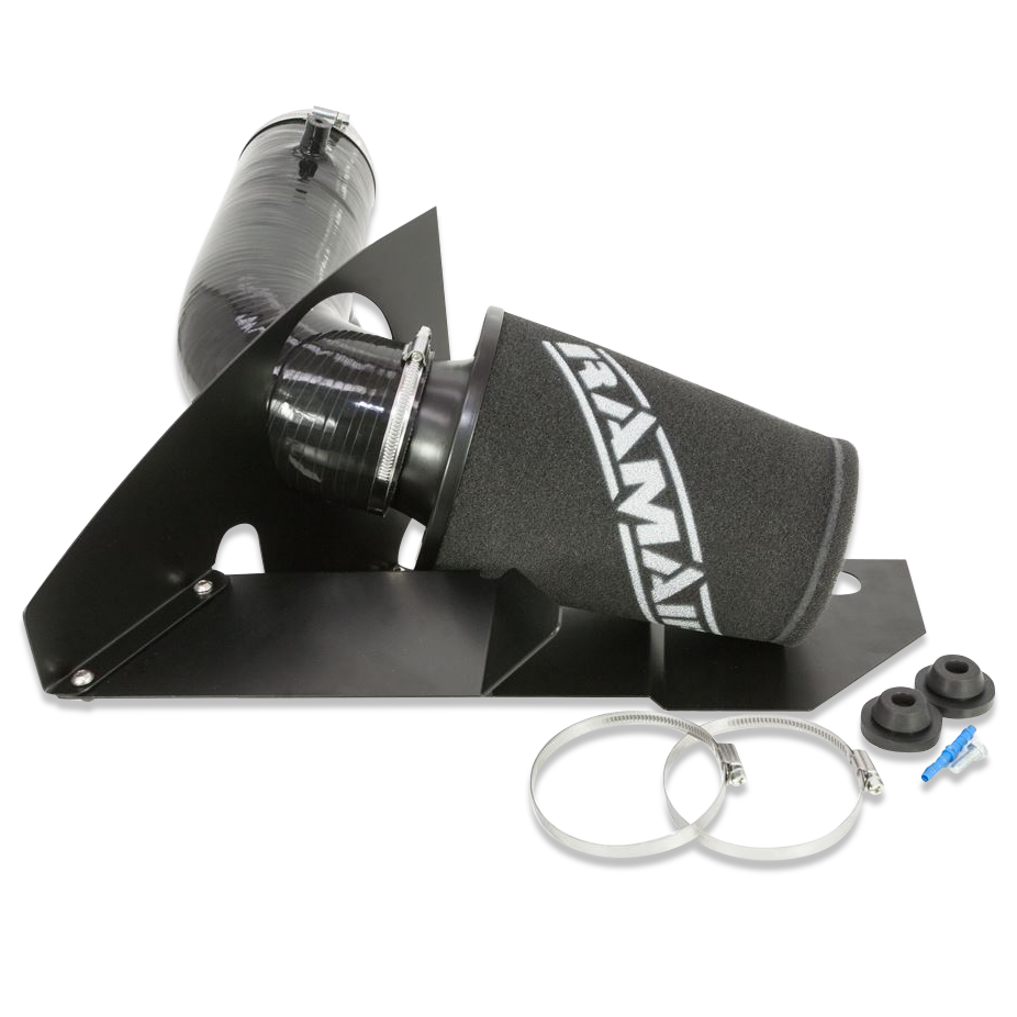 This Performance intake kit with black silicone intake pipe is designed to fit Audi