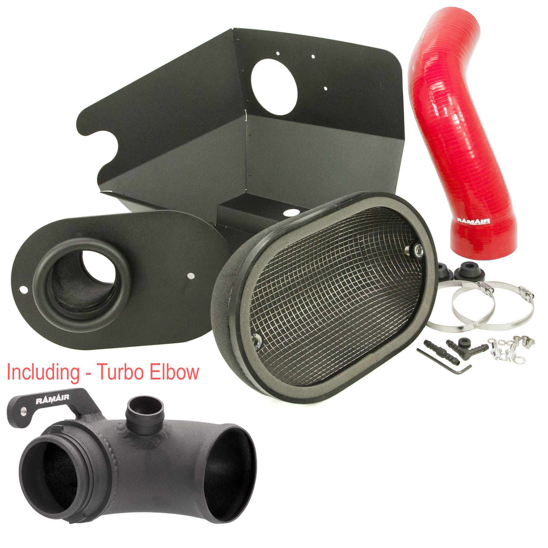 This Performance intake kit with turbo elbow is designed to fit the 2.0 TSI (EA888) engine found in the Volkswagen