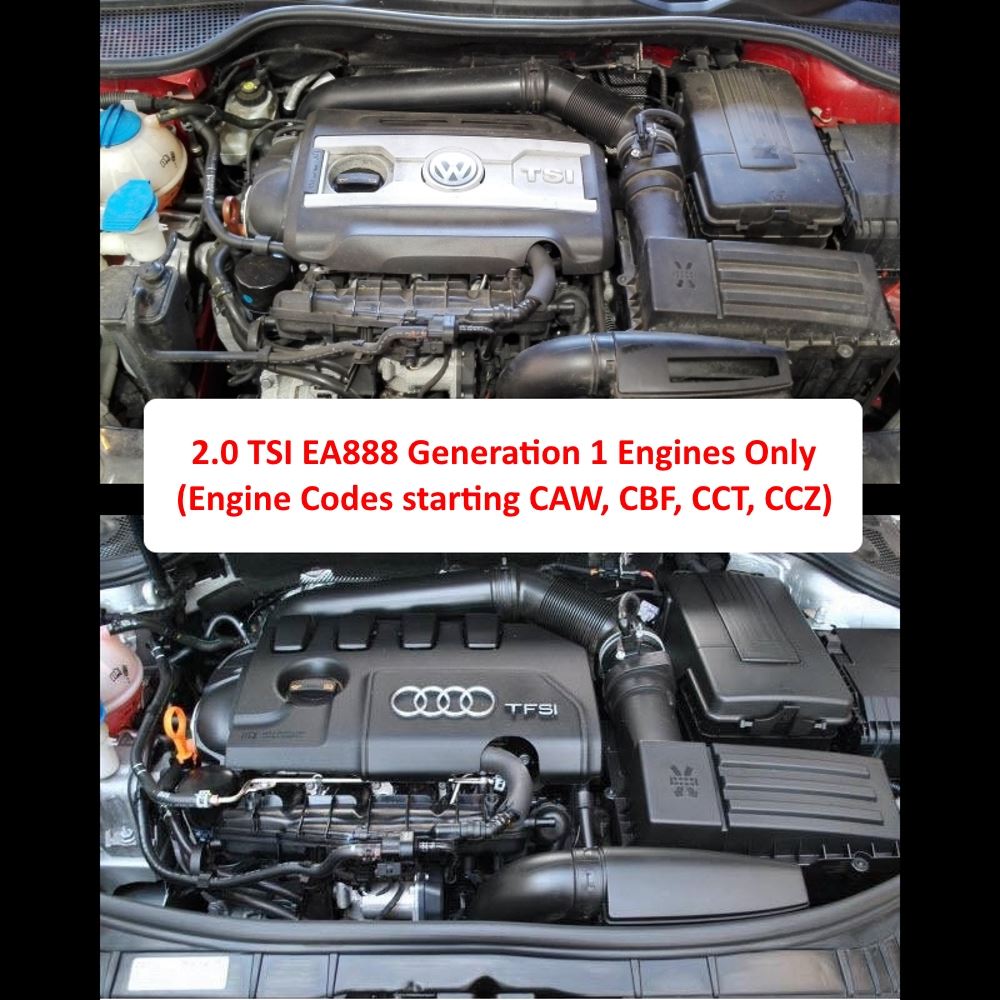Skoda & VW with the 2.0 TSI/TFSI EA888 engines. Features  80mm Intake Diameter Improves performance and throttle response Enhanced induction and turbo sound Full fitting kit and instructions Easy to clean using our filter maintance kit - CK-003  What Does It Do? This performance intake kit allows improved air flow and sound over the standard restrictive factory equipment. What Will I Get? Ramair Filters utilise the top-quality components in all their kits see below for what this kit will include:  Black powder coated heat shield Ramair foam filter Blue silicone inlet pipe Full fitting kit with easy step by step instructions  If you have any queries on this product fitment then please contact us via 01793 296 344 or on our live chat and one of our brand associates will be more than happy to assist.