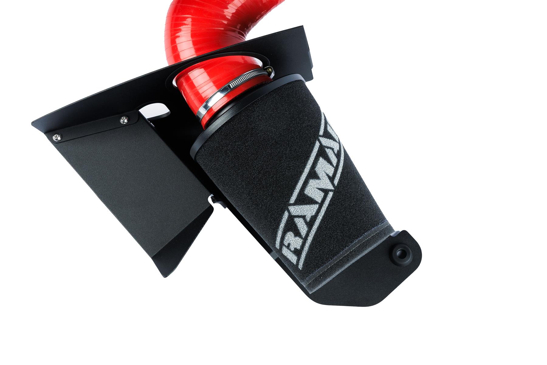 This Performance intake kit with red silicone intake pipe is designed to fit Audi