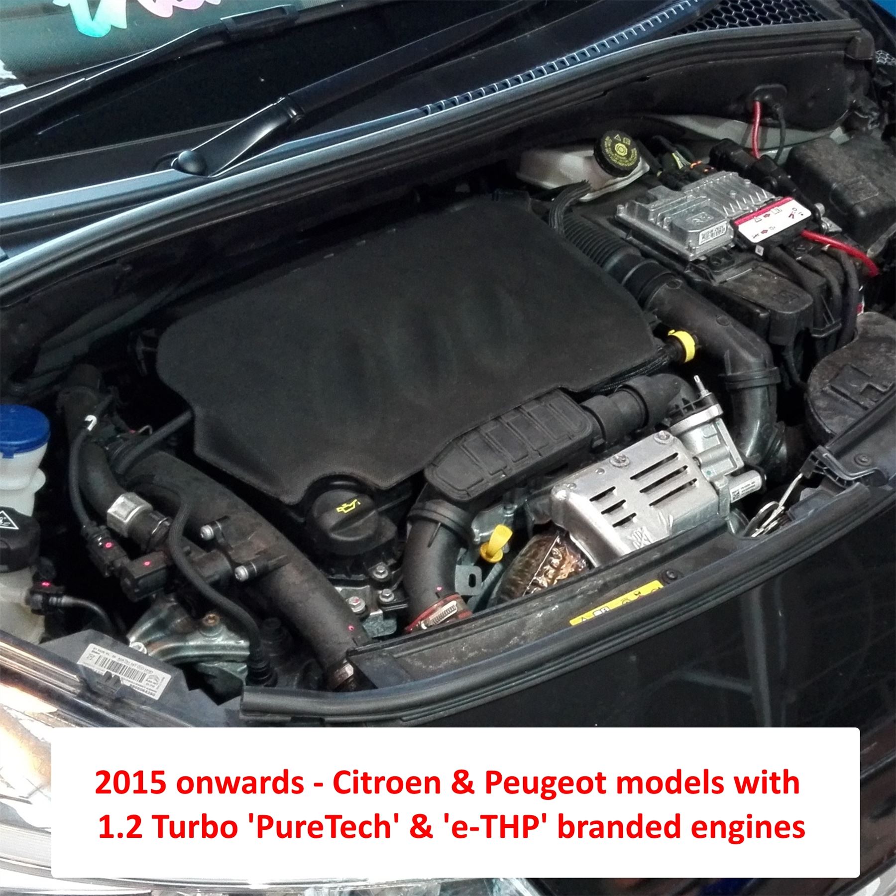 This Performance intake kit is designed for the 2014 - 2018 Citroen & Peugeot 1.2 turbo PureTech & e-THP engines. Please note alternative silicone colour options of red and blue are also available. Features  Improves performance and throttle response Enhanced induction sound Full fitting kit and instructions Easy to clean using our filter maintance kit - CK-003  What Does It Do? This performance intake kit allows improved air flow and sound over the standard restrictive factory equipment. What Will I Get? Ramair Filters utilise the top-quality components in all their kits see below for what this kit will include:  Black powder coated heatshield Ramair foam filter Black silicone intake pipe Cold air ducting Full fitting kit with easy step by step instructions  If you have any queries on this product fitment then please contact us via 01793 296 344 or on our live chat and one of our brand associates will be more than happy to assist.