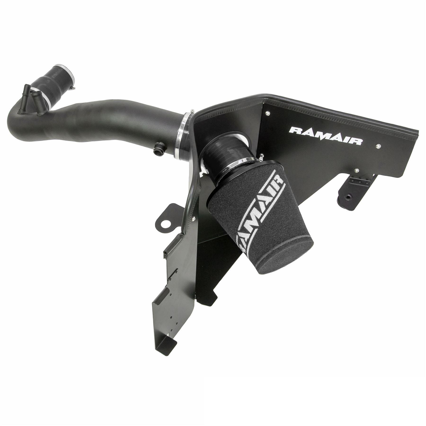 This Performance intake kit is designed to fit the 2015 – 2022 Ford Mustang 2.3T Ecoboost. Please note that alternative silicone colour options of red and black are available.  Features  Improves performance and throttle response Enhanced induction and turbo sound Full fitting kit and instructions Easy to clean using our filter maintance kit - CK-003  What Does It Do? This performance intake kit allows improved air flow and sound over the standard restrictive factory equipment. What Will I Get? Ramair Filters utilise the top-quality components in all their kits see below for what this kit will include:  Black powder coated heat shield Ramair foam filter Blue silicone couplers Black powder coated hard intake pipe Full fitting kit with easy step by step instructions  If you have any queries on this product fitment then please contact us and one of our brand associates will be more than happy to assist.