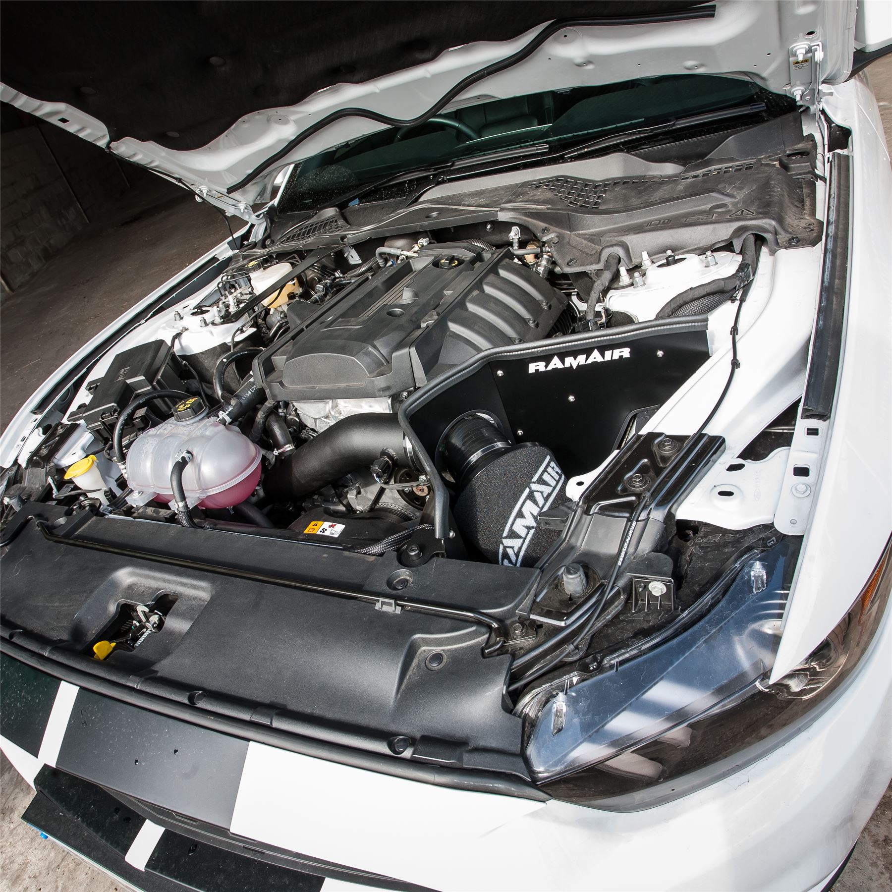 This Performance intake kit is designed to fit the 2015 – 2022 Ford Mustang 2.3T Ecoboost. Please note that alternative silicone colour options of red and black are available.  Features  Improves performance and throttle response Enhanced induction and turbo sound Full fitting kit and instructions Easy to clean using our filter maintance kit - CK-003  What Does It Do? This performance intake kit allows improved air flow and sound over the standard restrictive factory equipment. What Will I Get? Ramair Filters utilise the top-quality components in all their kits see below for what this kit will include:  Black powder coated heat shield Ramair foam filter Blue silicone couplers Black powder coated hard intake pipe Full fitting kit with easy step by step instructions  If you have any queries on this product fitment then please contact us and one of our brand associates will be more than happy to assist.