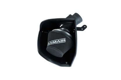 and JCW (F56) 2.0T (B48 engine). This kit is for vehicles with rectangular shaped MAF sensor. Please check your factory air box to see the MAF sensor shape. Features  This kit mounts to standard factory mounting points and rubbers.&nbsp; The heat shield helps maintian low intake temperatures by providing a barrier between the air filter and the rest of the engine bay. This kit directs the air from the factory cold feed around the cone filter. Twin-tangential velocity stack