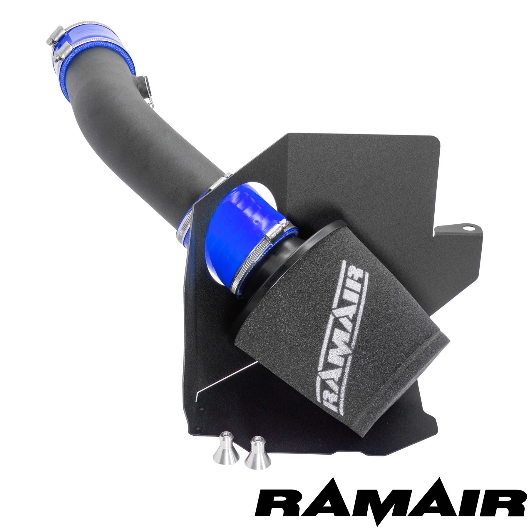 red and orange are available.  Features  Improves performance and throttle response Enhanced induction and turbo sound Full fitting kit and instructions Easy to clean using our filter maintance kit - CK-003  What Does It Do? This performance intake kit allows improved air flow and sound over the standard restrictive factory equipment. What Will I Get? Ramair Filters utilise the top-quality components in all their kits see below for what this kit will include:  Black powder coated heat shield Ramair foam filter Blue silicone couplers Black powder coated hard intake pipe Full fitting kit with easy step by step instructions  If you have any queries on this product fitment then please contact us via 01793 296 344 or on our live chat and one of our brand associates will be more than happy to assist.