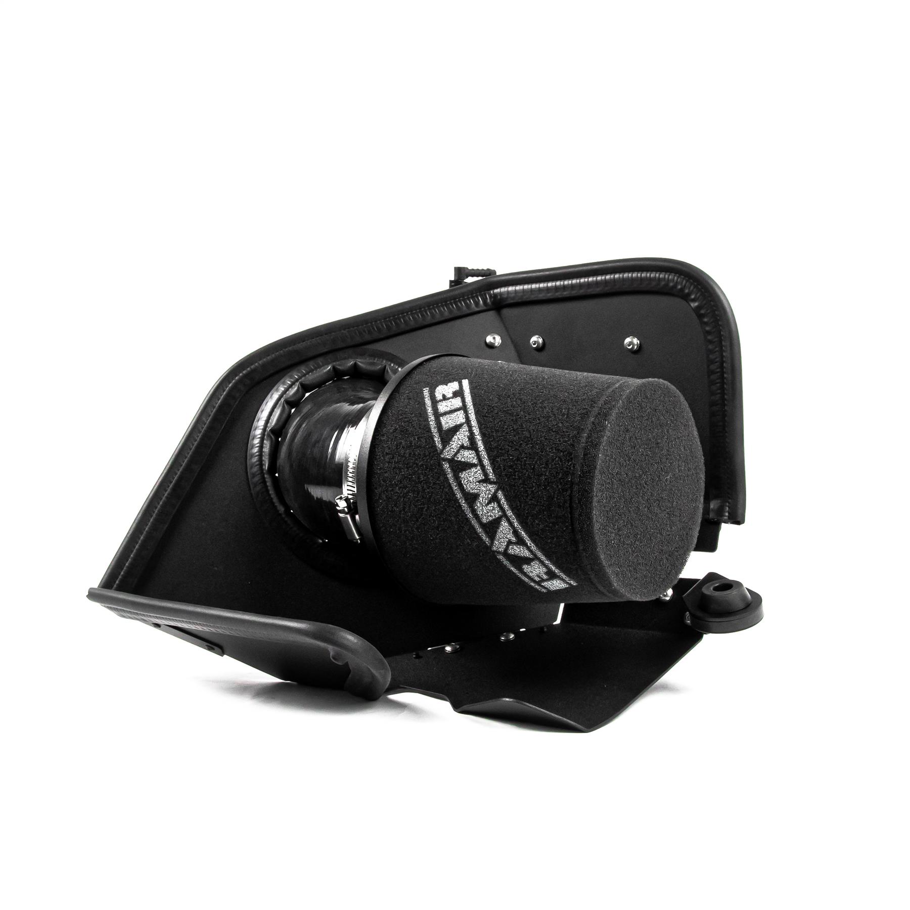 Seat and Skoda that have the 2.0 TSI engine or the MQB 1.6 TDI with 70mm MAF.  Features  Improves performance and throttle response Enhanced induction and turbo sound Full fitting kit and instructions Easy to clean using our filter maintance kit - CK-003  What Does It Do? This performance intake kit allows improved air flow and sound over the standard restrictive factory equipment. What Will I Get? Ramair Filters utilise the top-quality components in all their kits see below for what this kit will include:  Black powder coated heat shield Ramair foam filter Black silicone intake pipe Full fitting kit with easy step by step instructions  If you have any queries on this product fitment then please contact us via 01793 296 344 or on our live chat and one of our brand associates will be more than happy to assist.