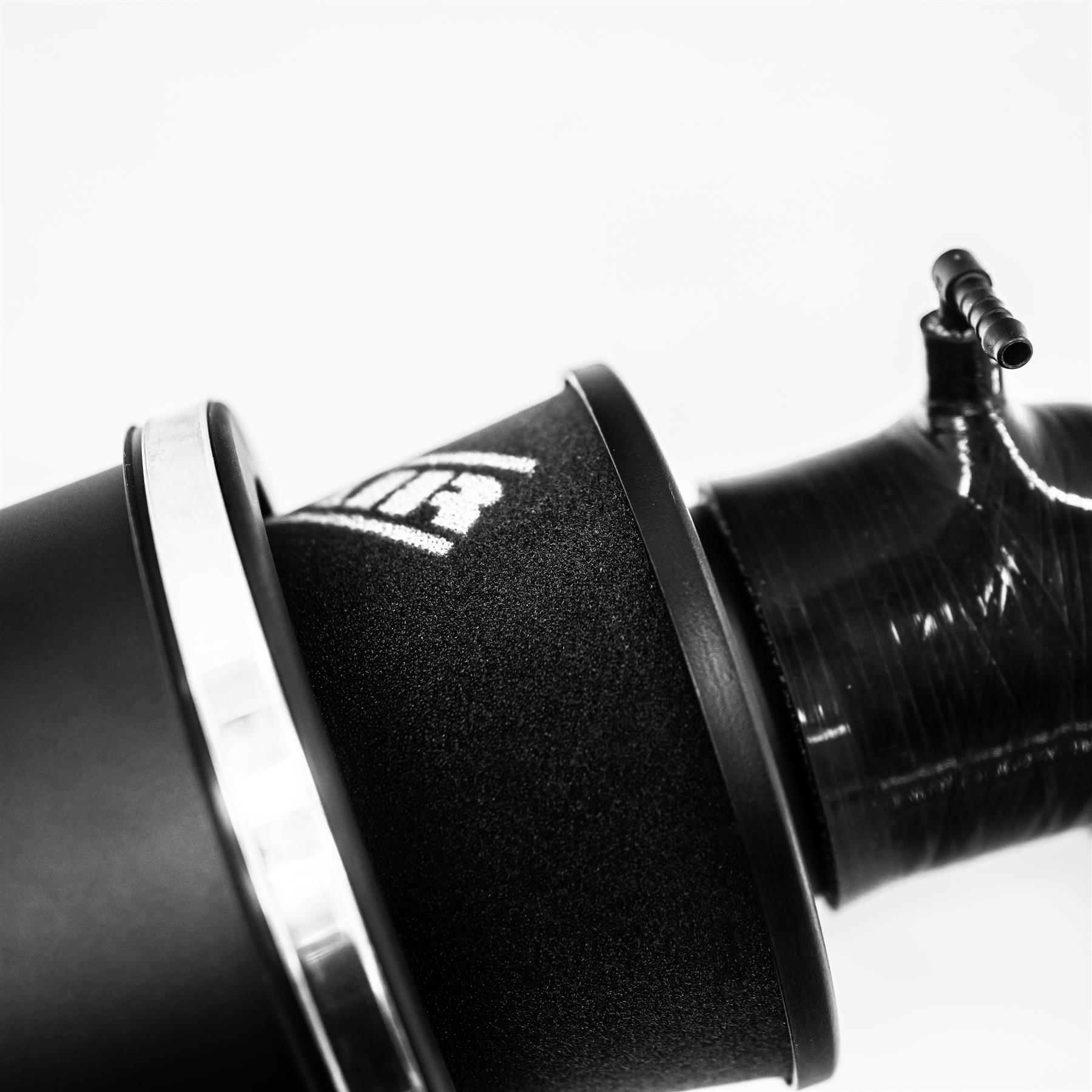but performance is critical. Features  Improves performance and throttle response Enhanced induction and turbo sound Full fitting kit and instructions Lightweight Adjustable Bespoke Mounting bracket Easy to clean using our filter maintance kit - CK-003   This product has the following dimensions: Filter External Neck Diameter: 80mm Overall Length: 240mm Base Width: 176mm Inlet Diameter: 102mm Filter Material: Foam  If you have any queries on this product fitment then please contact us via 01793 296344 or our live chat and one of our brand associates will be more than happy to assist.
