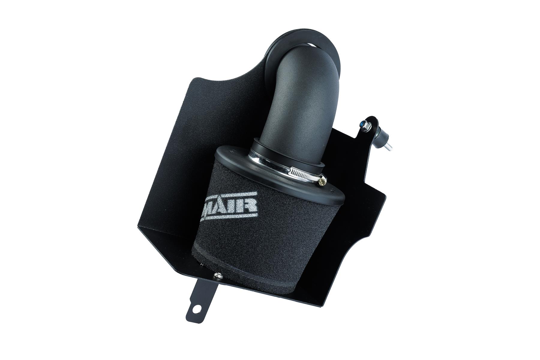 This is a performance intake kit to fit Renault Megane 2 2.0 RS Features  Improves performance and throttle response Enhanced induction and turbo sound Full fitting kit and instructions Easy to maintain foam air filter Easy to clean using our filter maintance kit - CK-003  What Does It Do? This performance intake kit allows improved air flow and sound over the standard restrictive factory equipment. What Will I Get? Ramair Filters utilise the top-quality components in all their kits see below for what this kit will include:  Black powder coated heat shield Ramair foam filter Black aluminium inlet pipe Full fitting kit with easy step by step instructions  If you have any queries on this product fitment then please contact us via 01793 296 344 or on our live chat and one of our brand associates will be more than happy to assist.