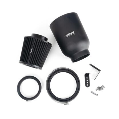 The ProMax enclosed filter has a modular design. Supplied with a bell mouth inlet and base adapter the housing can be combined with a selection of Ramair and Proram filters in various neck sizes