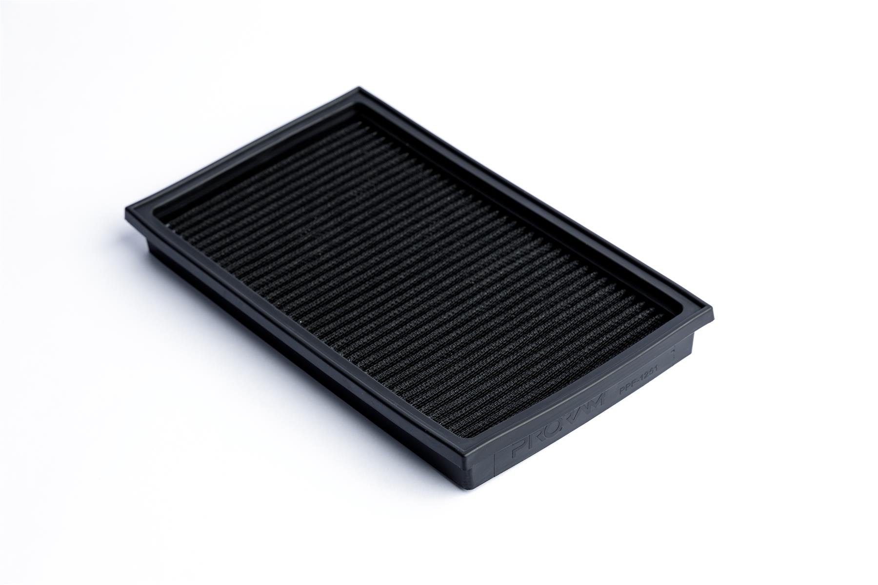 synthetic nanofiber filtration media which is pleated to maximise surface area and in turn increase air flow. Utilising over 35 years of experience in the field of motorsport filtration the pleated range by Ramair is the premium choice on the market today for your fast road or track car. Filter Length: 280mm (11inch) Filter Width: 168mm (6.6inch) Filter Shape: Rectangle Filter Material: Pleated Nanofibre If you have any queries on product fitment then please contact us via our live chat and one of our brand associates will be more than happy to assist.