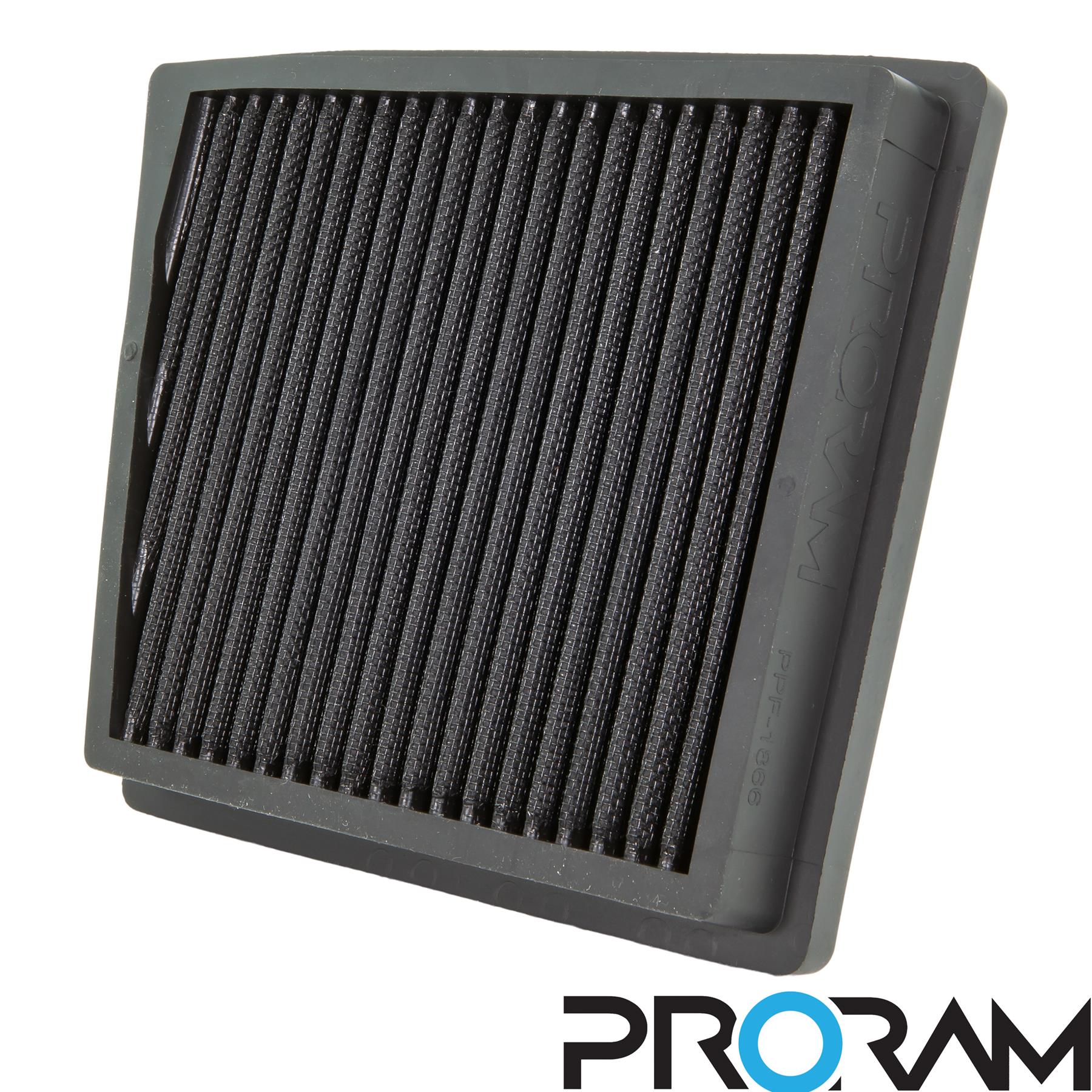 synthetic nanofiber filtration media</em></li> <li><em>Fits in the OEM Airbox and replaces inefficient paper filter</em></li> <li><em>Easy to clean using our filter maintenance kit - CK-003</em></li> <li><em>Precision injection moulded for a perfect fit</em></li> <li><em>Guaranteed surface area using high quality custom blended polymer</em></li> </ul> <p><strong><em>What Does It Do?</em></strong></p> <p><em>This Ramair performance filter has been designed to replace your standard OEM air filter inside your vehicles air box. These filters are made using a high quality