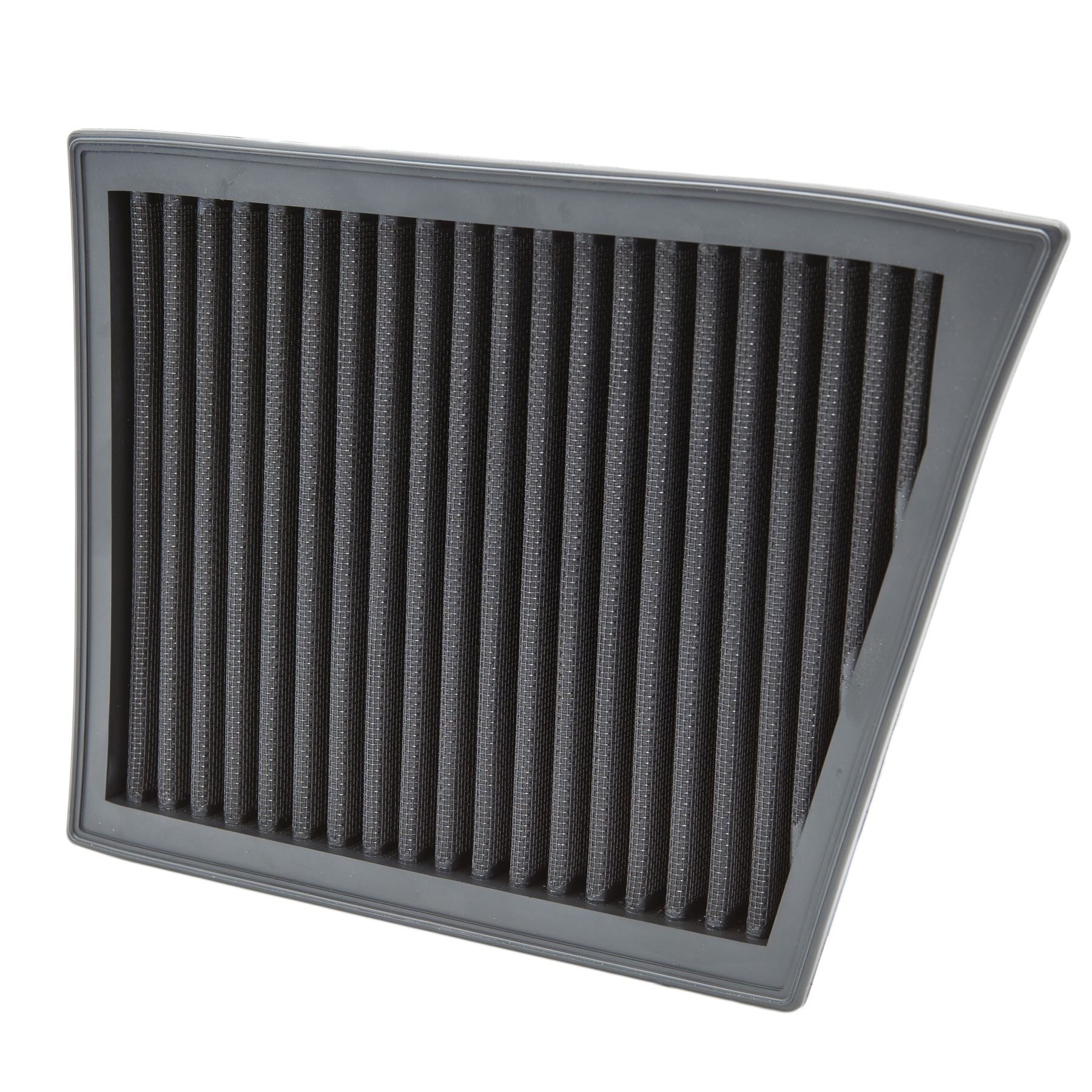 synthetic nanofiber filtration media Fits in the OEM Airbox and replaces inefficient paper filter Easy to clean using our filter maintenance kit - CK-003 Precision injection moulded for a perfect fit Guaranteed surface area using high quality custom blended polymer  What Does It Do? This Ramair performance filter has been designed to replace your standard OEM air filter inside your vehicles air box. These filters are made using a high quality