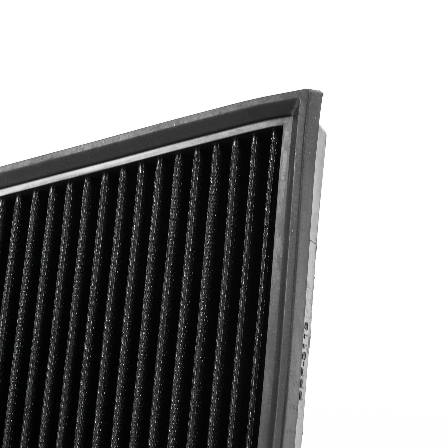 synthetic nanofiber filtration media Fits in the OEM Airbox and replaces inefficient paper filter Easy to clean using our filter maintenance kit - CK-003 Precision injection moulded for a perfect fit Guaranteed surface area using high quality custom blended polymer  What Does It Do? This Ramair performance filter has been designed to replace your standard OEM air filter inside your vehicles air box. These filters are made using a high quality