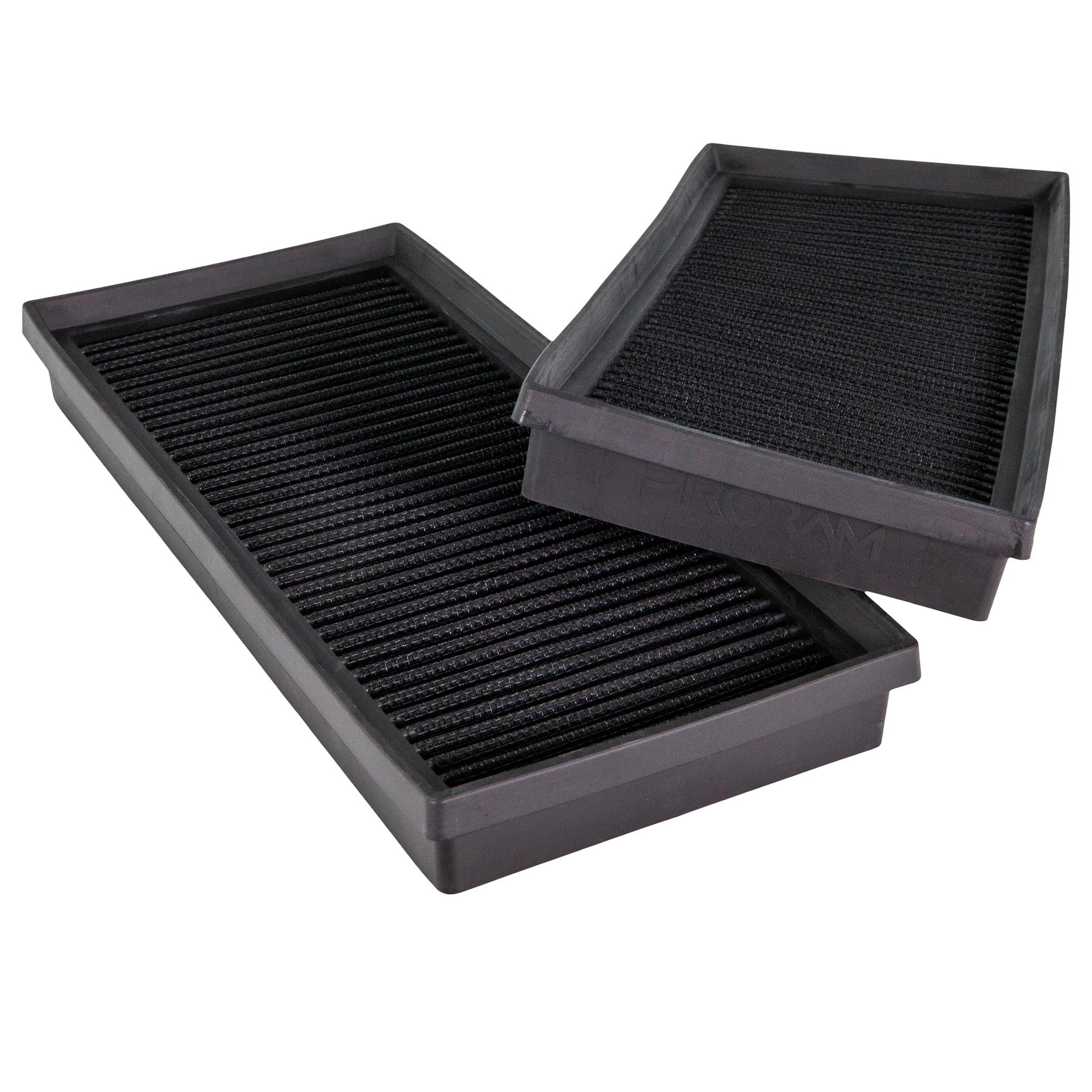 synthetic nanofiber filtration media Fits in the OEM Airbox and replaces inefficient paper filter Easy to clean using our filter maintenance kit - CK-003 Precision injection moulded for a perfect fit Guaranteed surface area using high quality custom blended polymer  What Does It Do? This Ramair performance filter has been designed to replace your standard OEM air filter inside your vehicles air box. These filters are made using a high quality